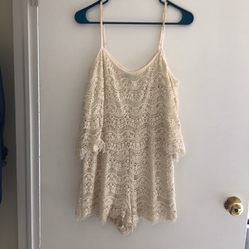 Cream romper